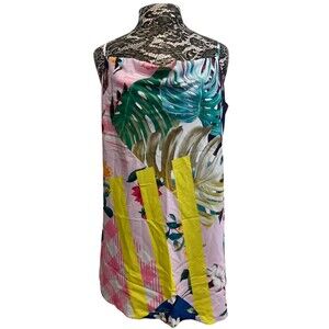 NEW ASOS Strappy Botanical‎ Mini Dress Short Lightweight Flowy Multicolor 12 P